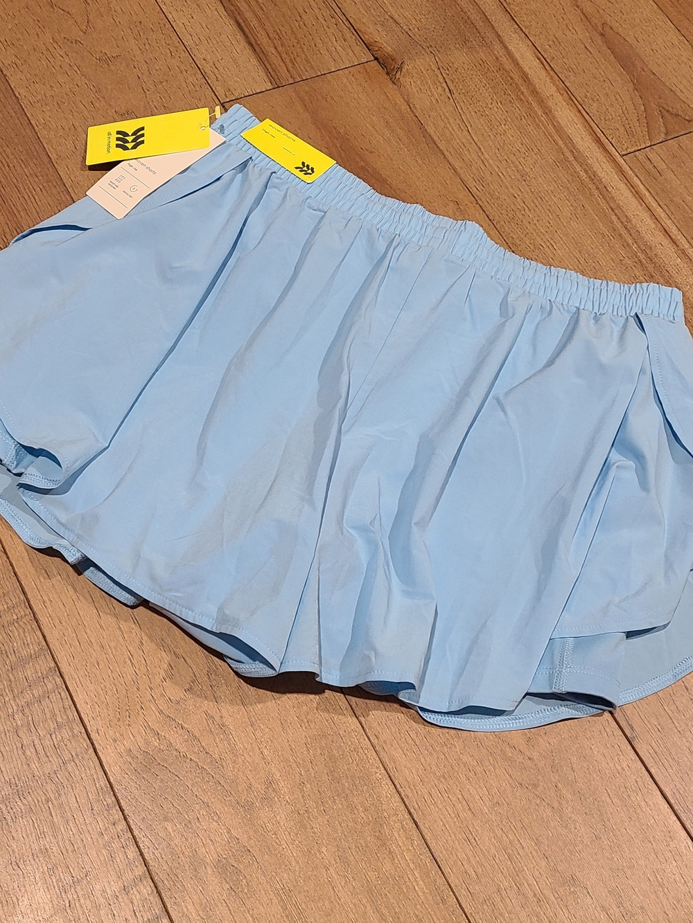 NEW WITH TAG! ALL IN MOTION Light Blue Athletic Shorts - Size Medium! - Picture 5 of 7